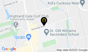 Dr G W Williams Secondary School in Aurora map