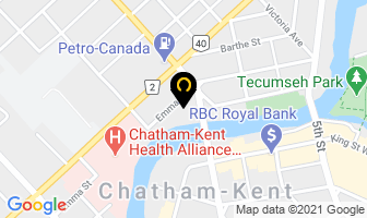 Dr Ghazala Sultan in Chatham-Kent map