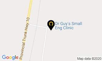 Dr Guy's Small Eng Clinic in The Pas map