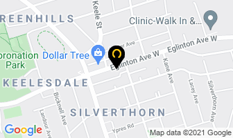 Dr Harvey Warbucks Optometrist in Orillia map