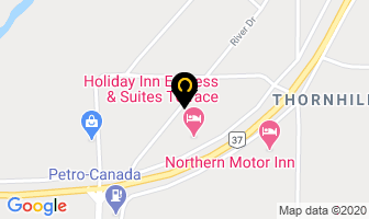 Dr Holtom in Terrace map