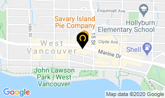 Dr Ivan Johnston in West Vancouver map