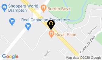 Dr Jagtaran Dhaliwal in Brampton map