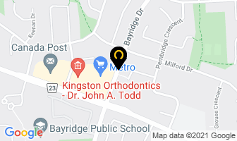 Dr. John A. Todd in Kingston map