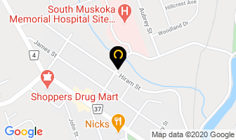 Dr Kim G Parlett in Bracebridge map