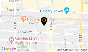 Dr Linda Kodnar in Calgary map