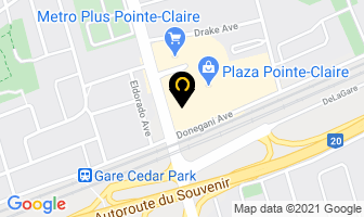 Dr Linda Ptito in Pointe-Claire map