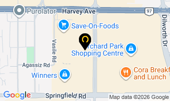 Dr. Malfair Dental in Kelowna map