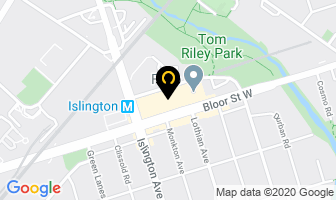 Dr. Mark Rhody Dentistry in Etobicoke map
