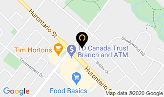 Dr Michelle Omura in Brampton map