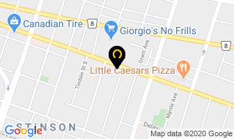 Dr Neil Gulati Dentistry Professional Corp in Hamilton map
