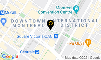 Dr Normand Lebeuf in Montreal map