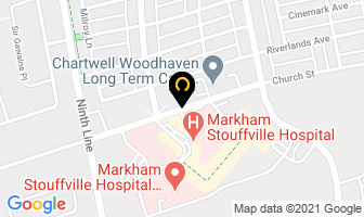 Dr Patrick Whelan in Markham map