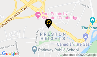 Dr Peter Emary Parkway Back Clinic in Cambridge map