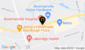 Dr R Ladak in Clarington map
