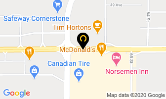 Dr Ryan Archibald, Optometrist in Camrose map