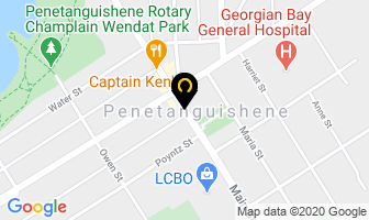 Dr Sam Olupona in Penetanguishene map
