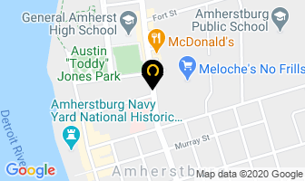 Dr Sean Sinasac in Amherstburg map