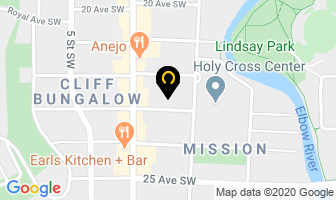 Dr Tara Guthrie Core Chiropractic Clinic in Calgary map
