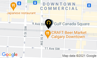 Dr Van L Zuiden Alberta Hip & Knee Clinic in Calgary map