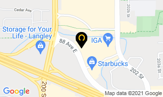 Dragon River Chinese Restaurant in Langley map