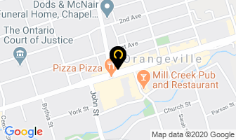 Dragonfly Arts On Broadway in Orangeville map