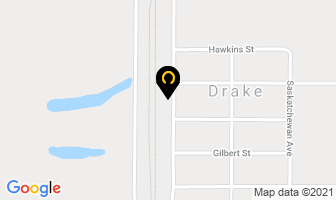Drake Silver Sages in Division No. 11 map