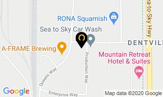 Dream Fitness in Squamish map