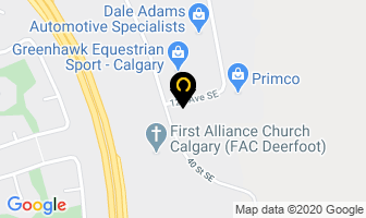 Drive Products in Calgary map