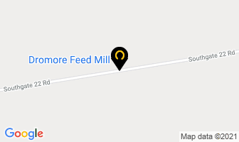 Dromore Feed Mill in Southgate map