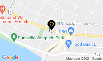 Drug Trading in Dunnville map