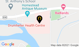 Drumheller Health Centre in Drumheller map