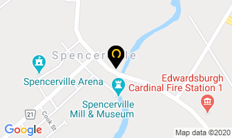 Drummond's Gas in Spencerville map