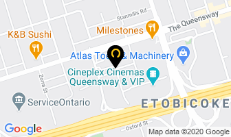 Dry Ice & Gases in Toronto map