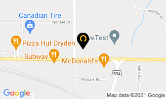 Dryden Chevrolet Buick Gmc Ltd. in Dryden map