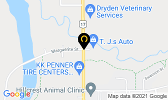 Dryden Community Funeral Home in Dryden map