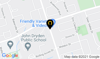 Dryden Medical Centre in Whitby map