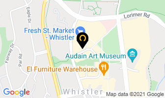 Dual Mountain Dry Cleaners in Whistler map