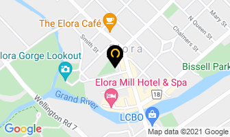 Dubler Adam Dr in Elora map