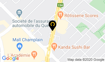 Dubuc Marketing Inc in Brossard map