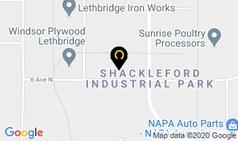 Ducan Industries Inc in Lethbridge map