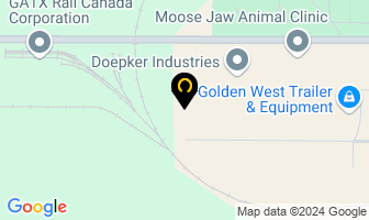 Duckworth Contracting Ltd. in Moose Jaw map