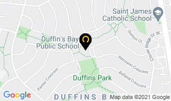 Duffin's Bay Public School in Barrie map