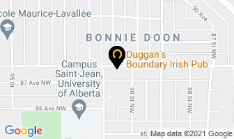 Duggan's Boundary Irish Pub in Kenora map