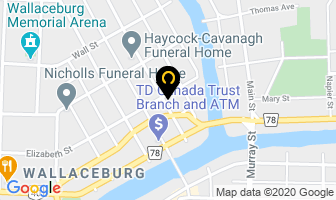 Duke Chiropractic Clinic in Chatham-Kent map