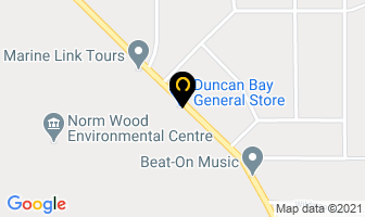 Duncan Bay General Store in Gracefield map