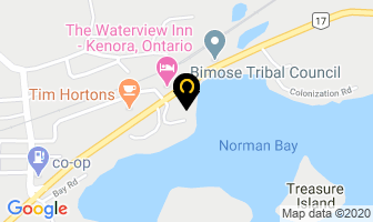 Duncan Carmichael Real Estate Brokerage in Kenora map