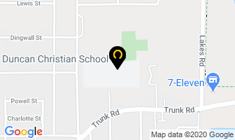 Duncan Christian School in Rouyn-Noranda map