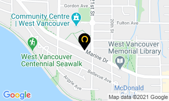 Dundarave Physiotherapist Corp in West Vancouver map