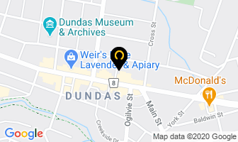 Dundas Conservatory Of Music in Hamilton map